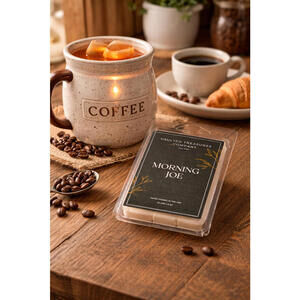 Morning Joe Handmade Premium Wax Melts - 6 melts - Strong Scent